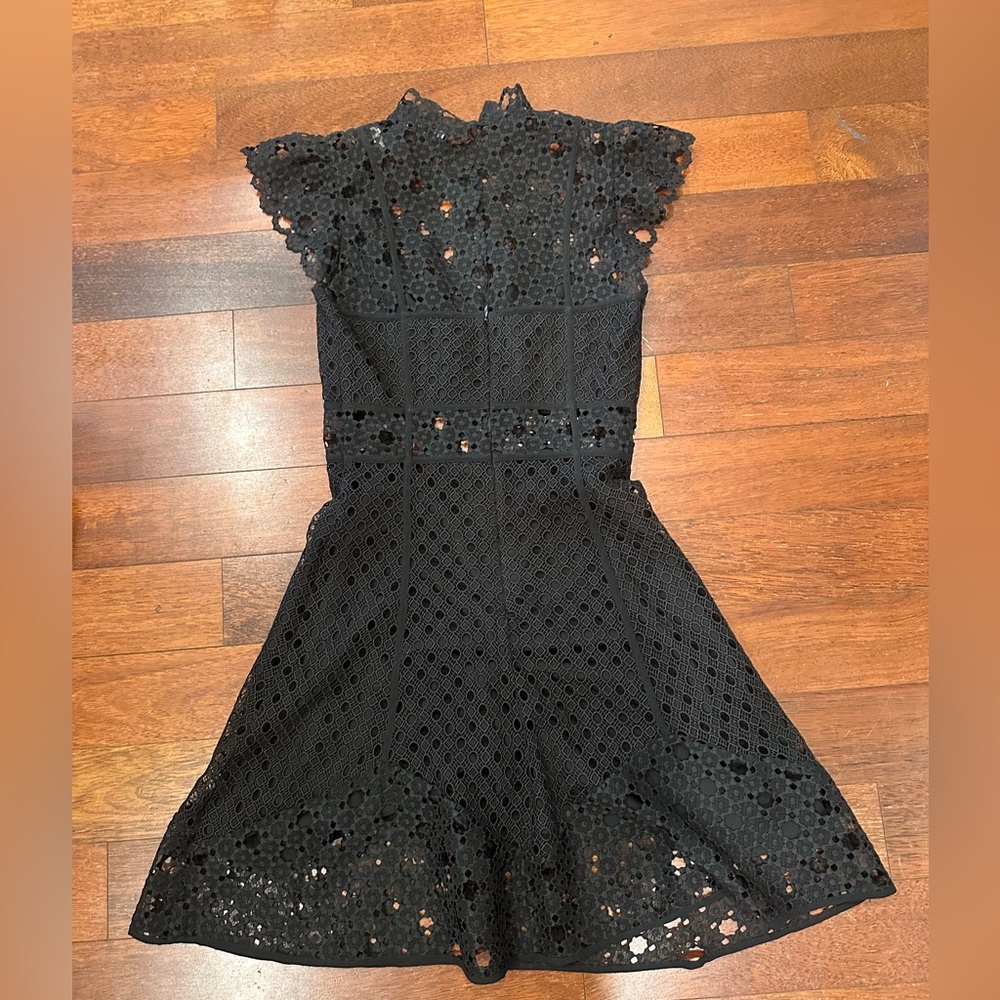 Sandro black lace dress - Picture 3 of 3